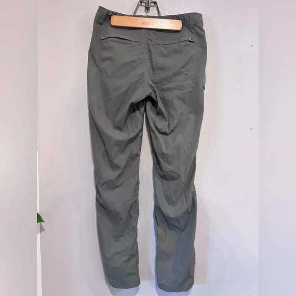REI Mens Hiking Lightweight Hiking Pants Olive Green Grey Outdoor Durable - Picture 4 of 7